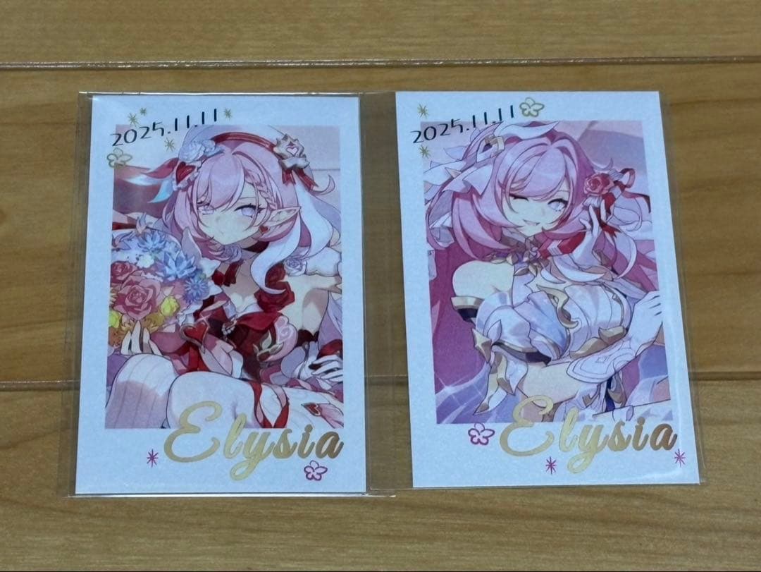 [Б/У] Honkai Impact 3rd Элизия PASH! Декабрьский выпуск бонус размером с визитку