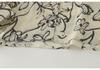 Autumn 2025 Floral Retro Style V-Neck Cotton Linen Shirt - Artistic Ink Painting, Age-Reducing, Plus Size Casual Top