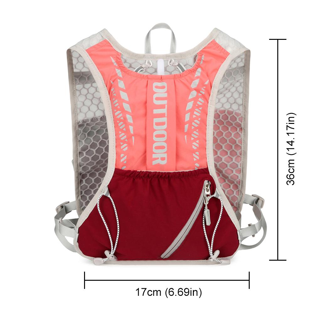 Running Hydrating Vest Backpack Ultralight Hydration Jogging Vest Men Breathable Marathon Bicycle Bag Water Bottle Running Vests