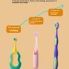 Step By Step Antibacterial Cleaning Toothbrush For Children Soft Toothbrush For Infants And Toddlers Aged 0-3-6-9-12