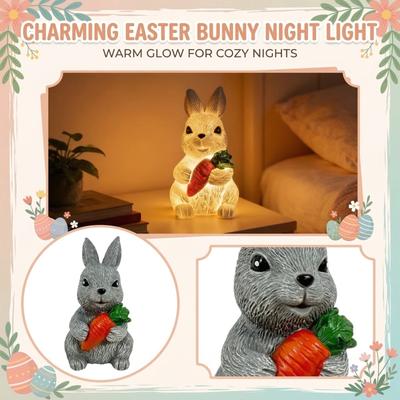 Easter Bunny Night Light Desktop Decoration Ornament Night Light