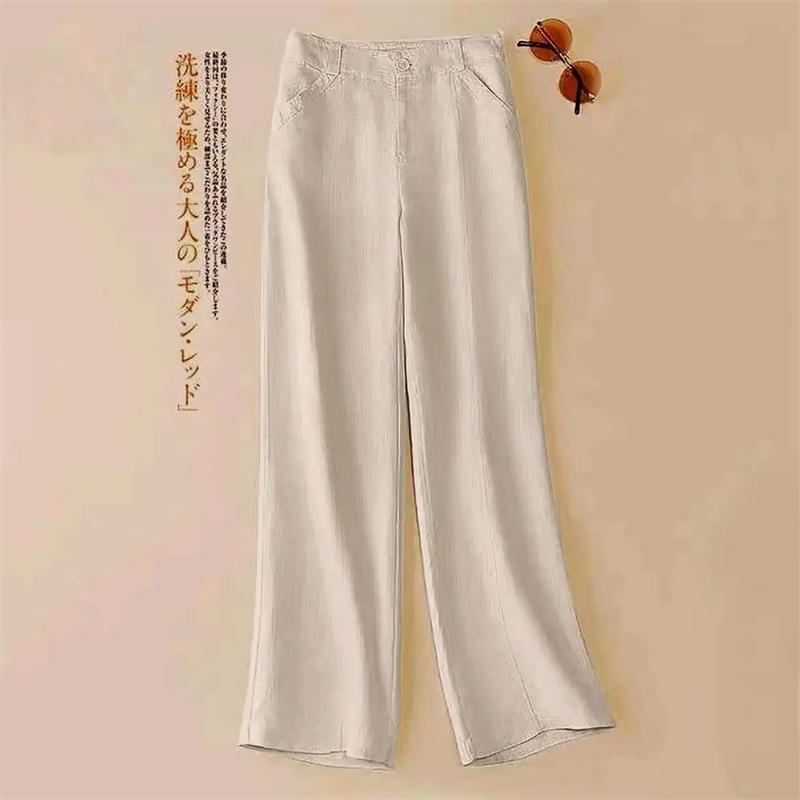 

Женские брюки с широкими штанинами, весенне-осенняя мода, женские брюки, удобные для отдыха, женские прямые брюки XL абрикосовый