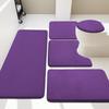 YIHOUSE Bathroom Rug Set 5 Piece, Memory Foam Bath Mat Set, Super Absorbent Bath Mats for Bathroom - Non-Slip & Washable