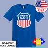 Union Pacific Railway Movie Men's Royal Blue Size S To 5XL
