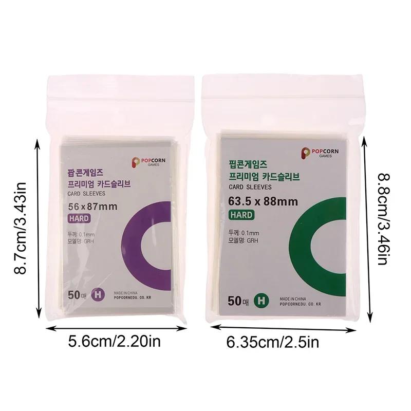 

50 шт. держатель для фотокарточек попкорн корейский набор визиток прозрачные и бескислотные фотоальбомы твердый фотоальбом