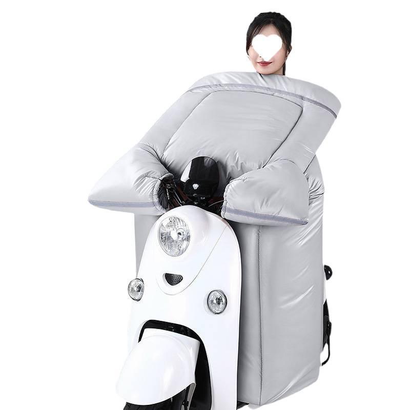Winter Windproof Rainproof Electric Vehicle Blanket: Thick Fleece, Waterproof Motorcycle Cover