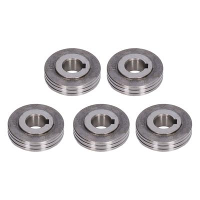 5Pcs Welder Wire Feed Roller 0.8‑1.0mm Groove Feeding Guide Wheel for OTC Welding Machine