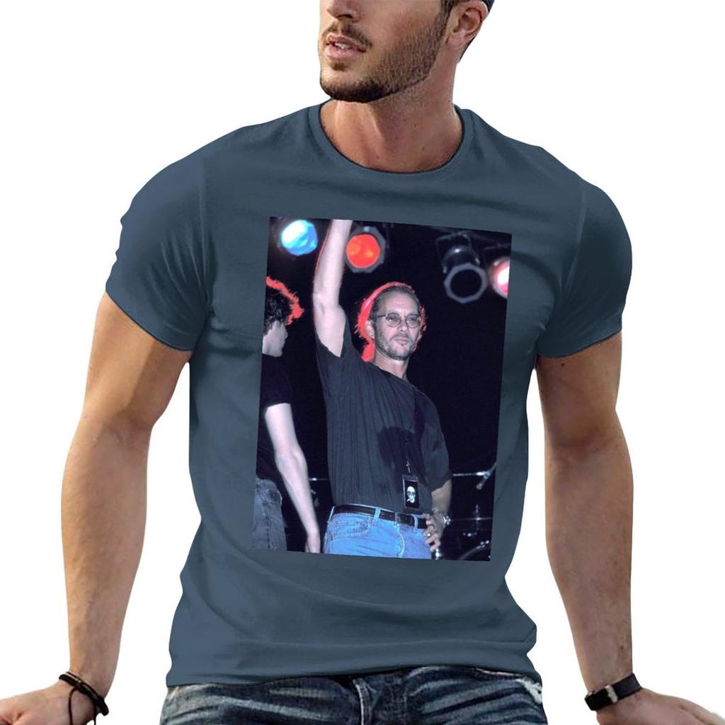 Warren Zevon Photograph TShirt Standard Fit Solid Tee Shirt