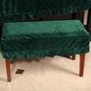 1-Seater / Premium Pleuche Piano Stool Cover Sleeve with Macrame Decorated VARIOUS COLORS