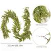 270cm Christmas Garlands Artificial Pine Greenery Garland Waterproof Xmas Decorations For Indoor Wedding Party Supplies
