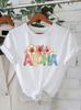 Women S Hawaiian T-Shirt - ALOHA Letter Tropical Floral Print Short Sleeve Top Casual White Summer.png