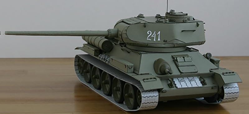 3D Assembly Model Papercraft World Military Weapons Scale 1/25 (T-34/85)