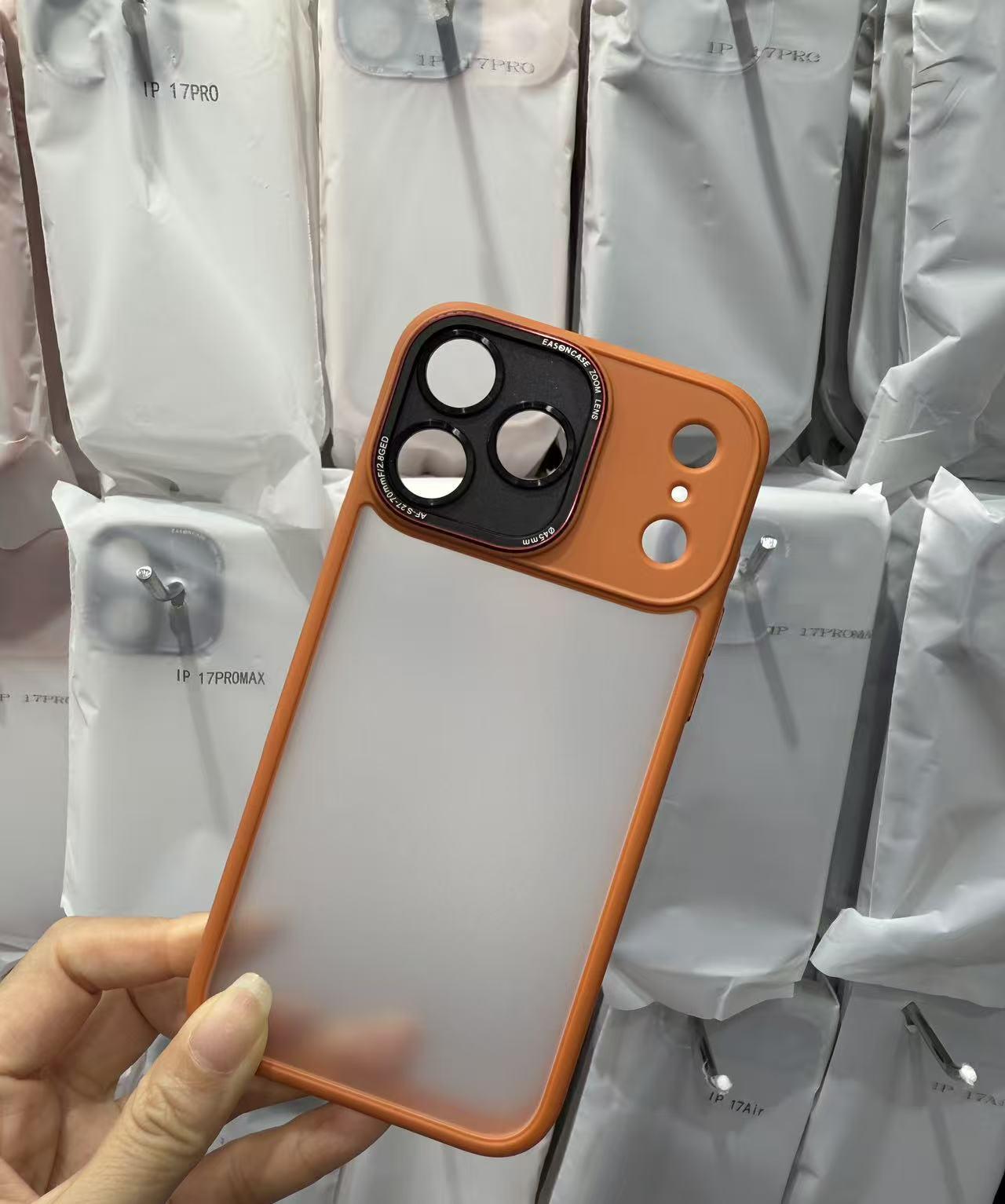 

Матовый чехол для iPhone 17 Pro: Металлическая линза, Полностью облегающая, приятная на ощупь, для iPhone 16 iPhone 17 Pro Max