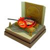 Sankei Studio Ghibli Mini Moving Castle Calcifer und Bacon and Egg Papierbastelset Howl's, maßstabsgetreu, MP07-33