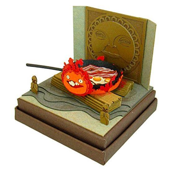Sankei Studio Ghibli Mini Moving Castle Kalcifer a slanina a vejce Papírové řemeslné vytí bez měřítka MP07-33