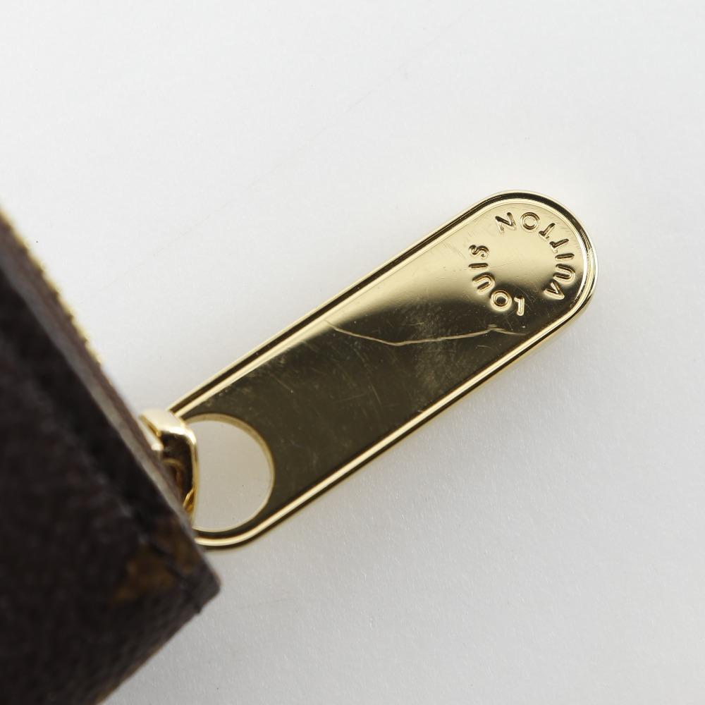 LOUIS VUITTON Zippy wallet Purse M42616 Brown Monogram canvas unisex Used