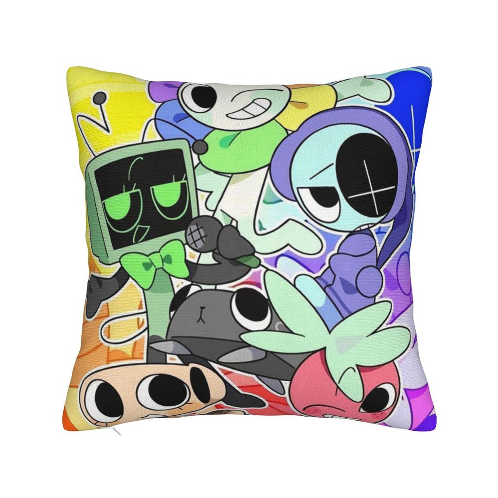 Dandy's World Pillow Cover Game Comfy Cushion Cover Novelty Pillow Case For Couch Sofa Bedroom