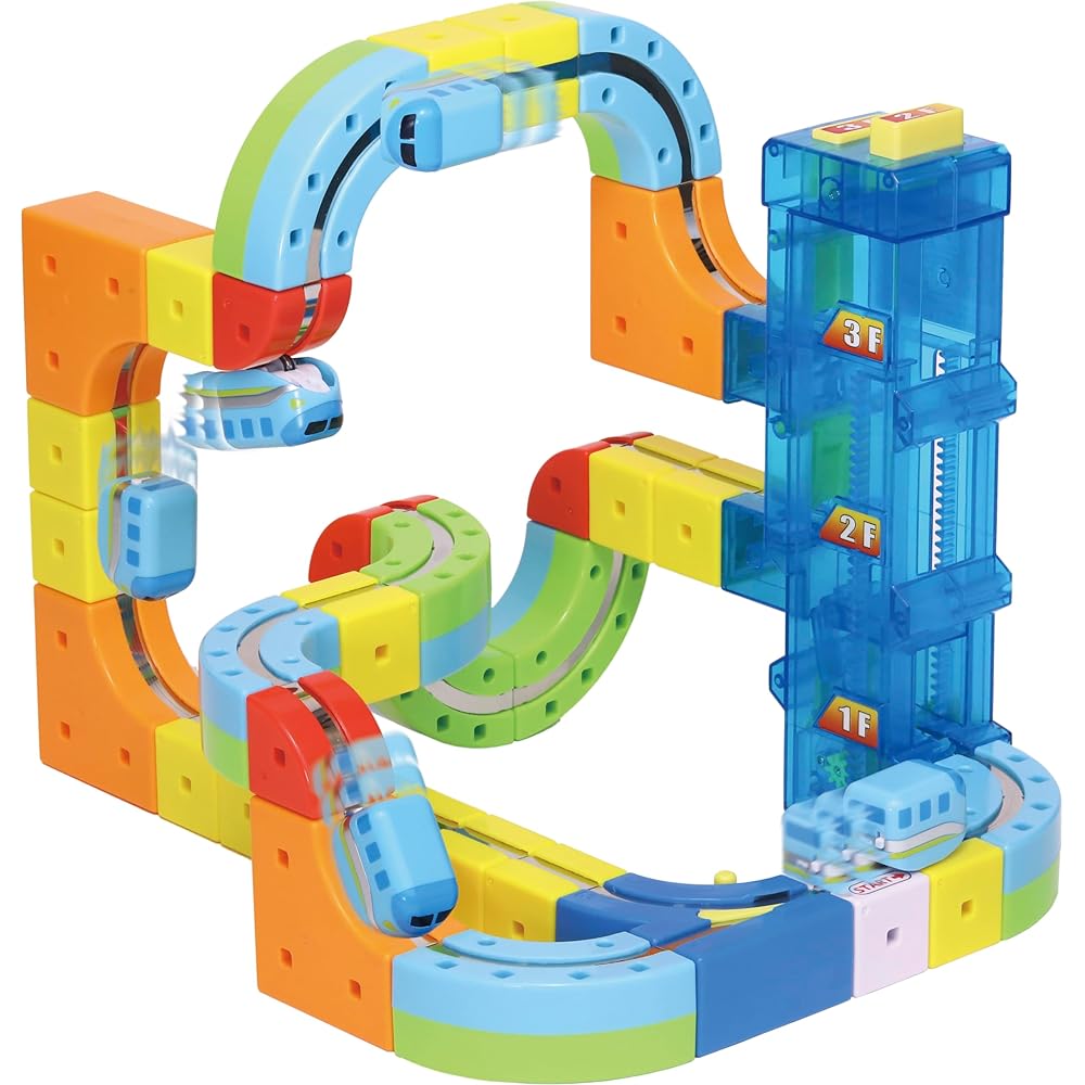 Sun Smile Rail Cube Clear Mechanic Elevator Set