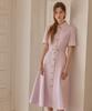Julie And Kara 26Ss Calla133 Shebigins Maya Tweed Dress Lavender