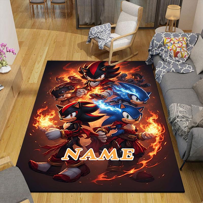 Custom 1Pc Sonic Boom Adventure Rug Office Carpet Indoor Outdoor Entrance Doormat Nonslip Soft And Comfortable Living Room D2915329
