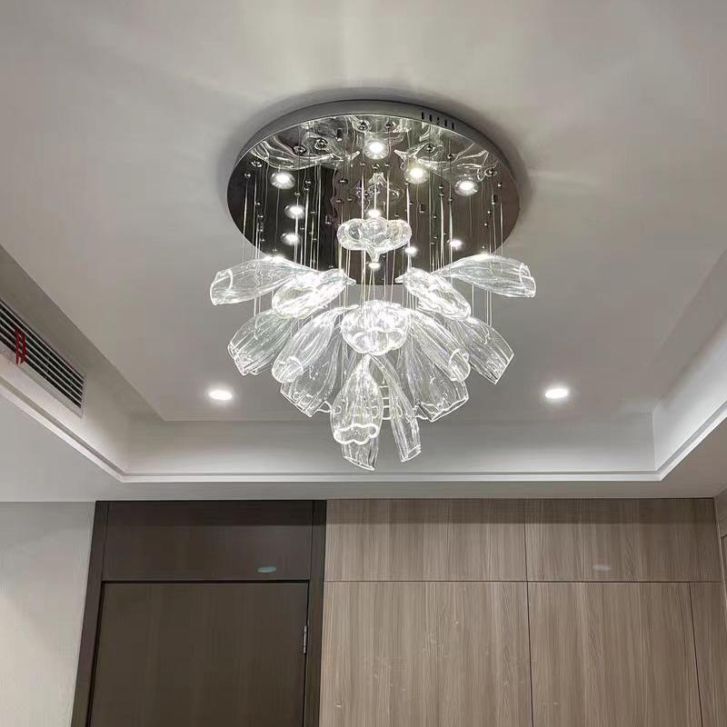 Luxury Crystal Ring Pendant Light for Living Room and Dining Spaces
