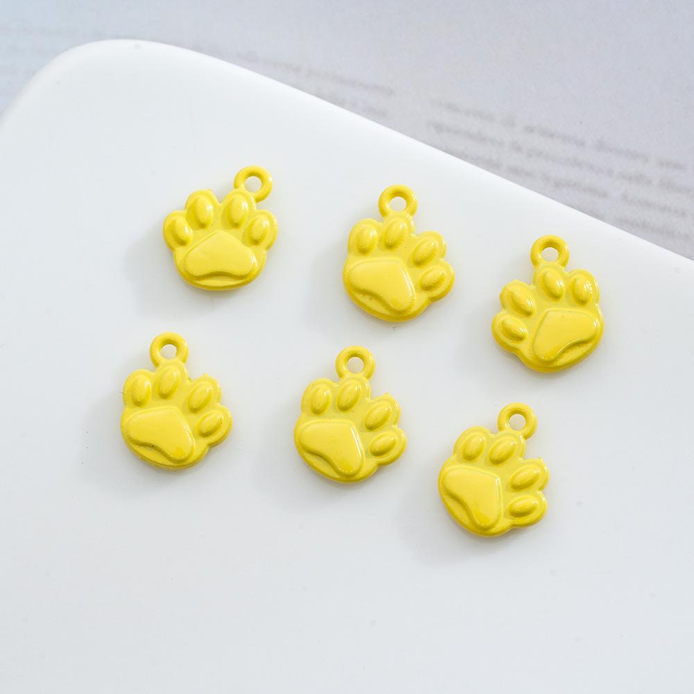10X12Mm Legierung Farbig Katze Kralle Anhänger Halskette Armband Anhänger DIY Handgefertigter Schmuck Tierkralle Zubehör Produktion