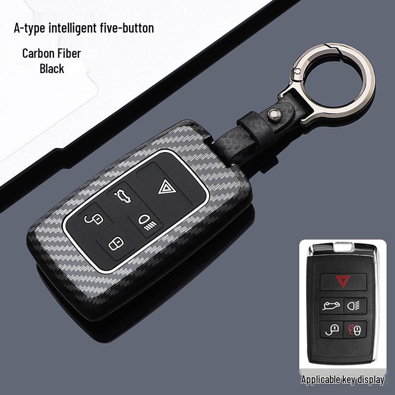 Premium Carbon Fiber Key Case for Jaguar XFL/XEL/XJL/EPACE/FPACE