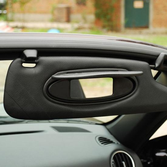 2* Sun Visor Vanity Mirror Covers For Porsche 911 996/997 Boxster Cayman 986/987