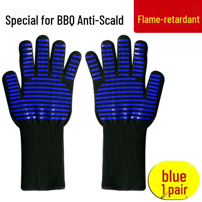 High-Temperature Resistant Fireproof Canvas Work Gloves