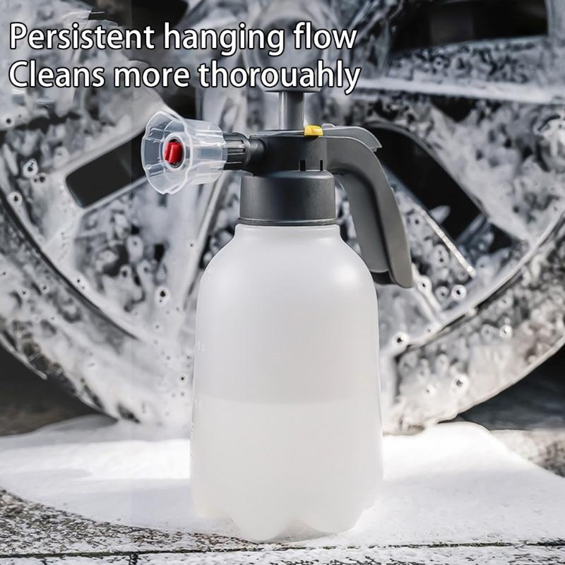 2 In 1 Foam Jet Nozzle & Splashes Guard Foaming Nozzle with Protective for Automotive Detailing Kitchen Equipment Washing