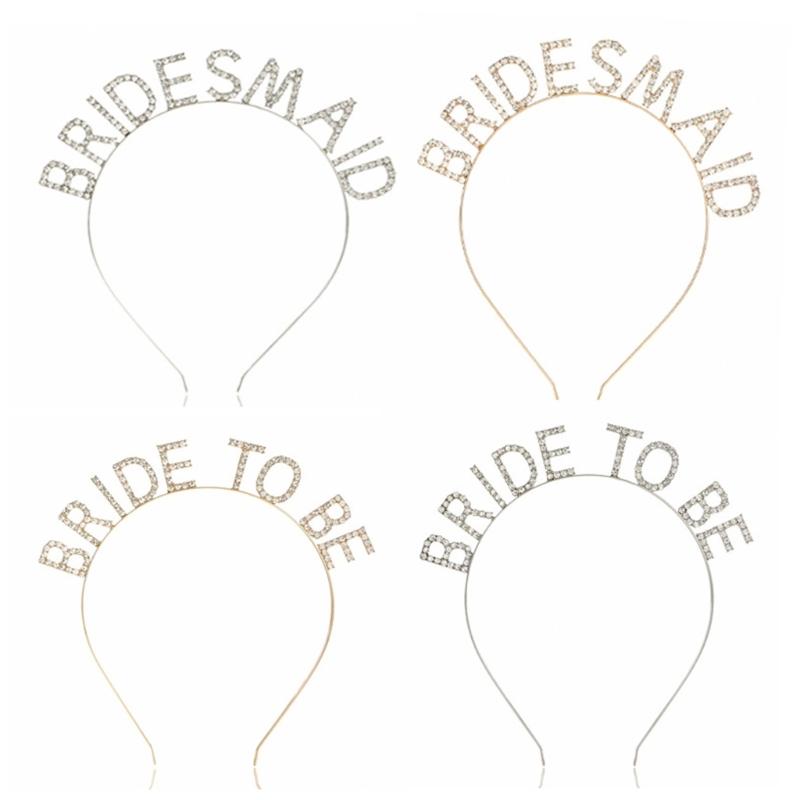Sparkling Crystal Headpiece Bride to Be Crystal Tiaras for Pageant Proms Hair Jewelry with Elegant Rhinestones