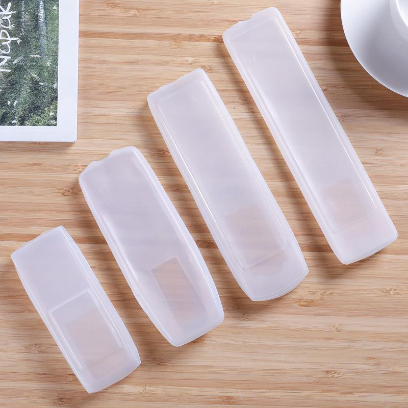 1PC Household Stretchable Remote Control Cover Transparent Remote Control Silicone Protective Cover Dust-Proof and Waterproof