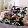 Retro Cool B-Bob Dylan Merchandise Blanket Fleece Home Popular Singer Throw Blanket Cozy Ultra-Soft for Couch Quilt