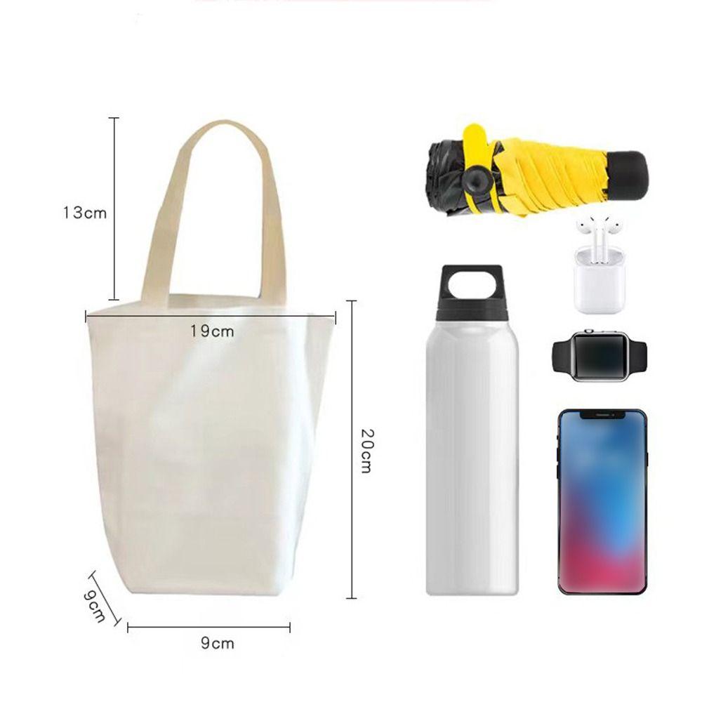 Bag Bucket Bags Korean Style Canvas Bags Women Handbags Coffee Milk Tea Bags Spring Day Picnic Bags