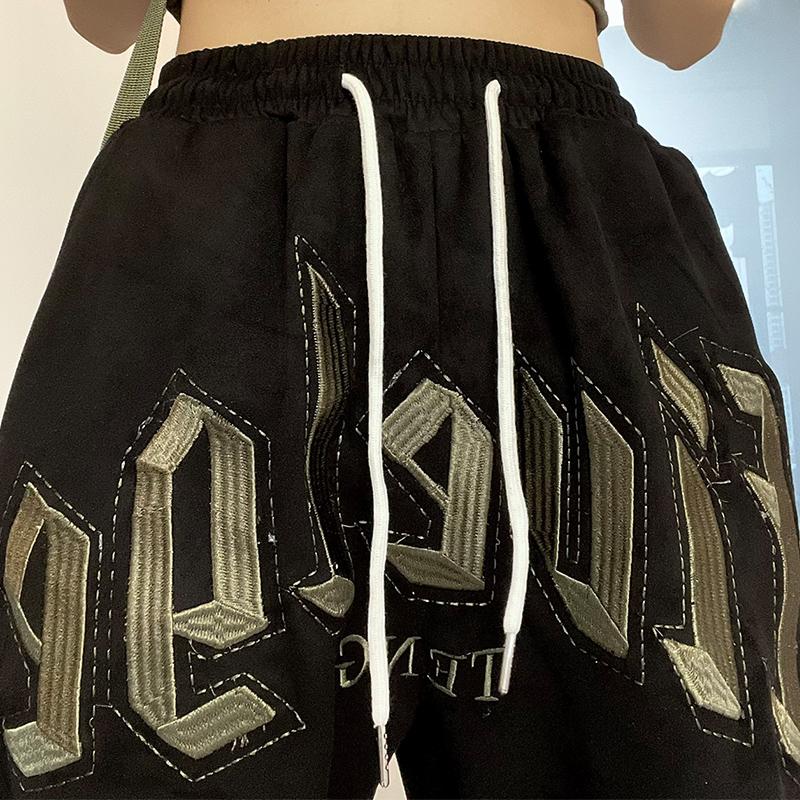 Women's Y2k Clothes High Waist Pants Fashion Trousers Joggers Hip Hop Embroidery Gothic Sweatpants Aesthetic Streetwear Korean
