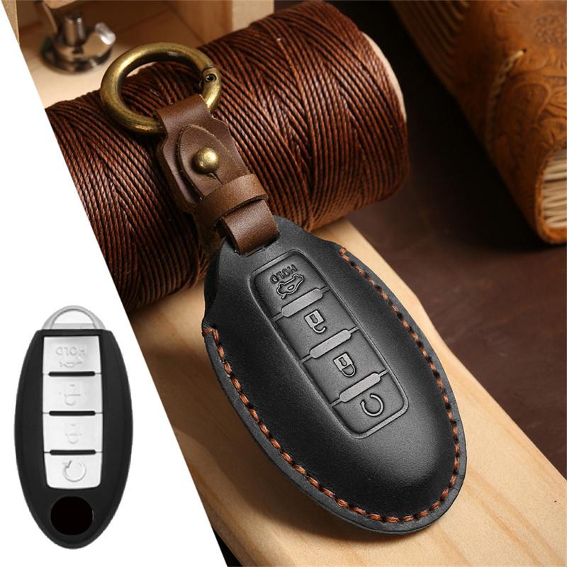 

Держатели Автомобильный ключ Чехол для Nissan Juke Leaf Micra K12 Note Patrol Qashqai J11 J10 Tiida Versa X-trail Xtrail X Trail T32 Infiniti