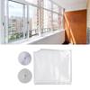 Window Cover Insulating Film Cuttable Hook And Loop Thicken Reusable Winter Cold Protection Film Med