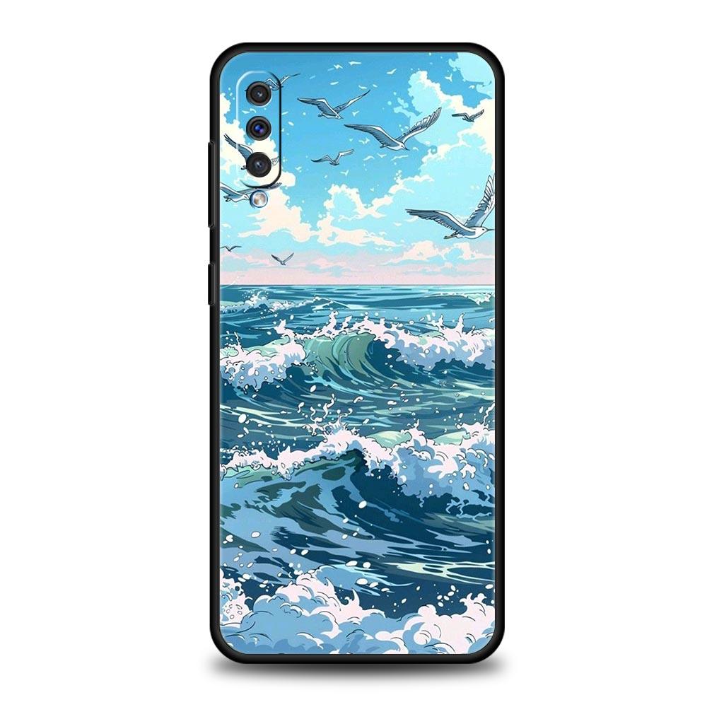 Custodia Telefono Delfino Oceano Per Samsung A56 A36 A26 A54 A52 A24 A14 A50 A72 A70 A40 A20E A06 A12 A22 A34 A42 A32 A04s A16 5G Copertura