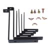 2 Pieces Whirling Hook Plant Hook Space Saving Flower Holder Iron Hanging Flower Pot Shelf Modifiable For Balcony Garden