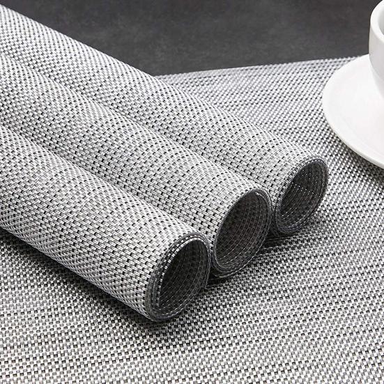 4ks tepelně odolné stíratelné prostírání Neklouzavá podložka na večeři na sváteční stůl Dekor