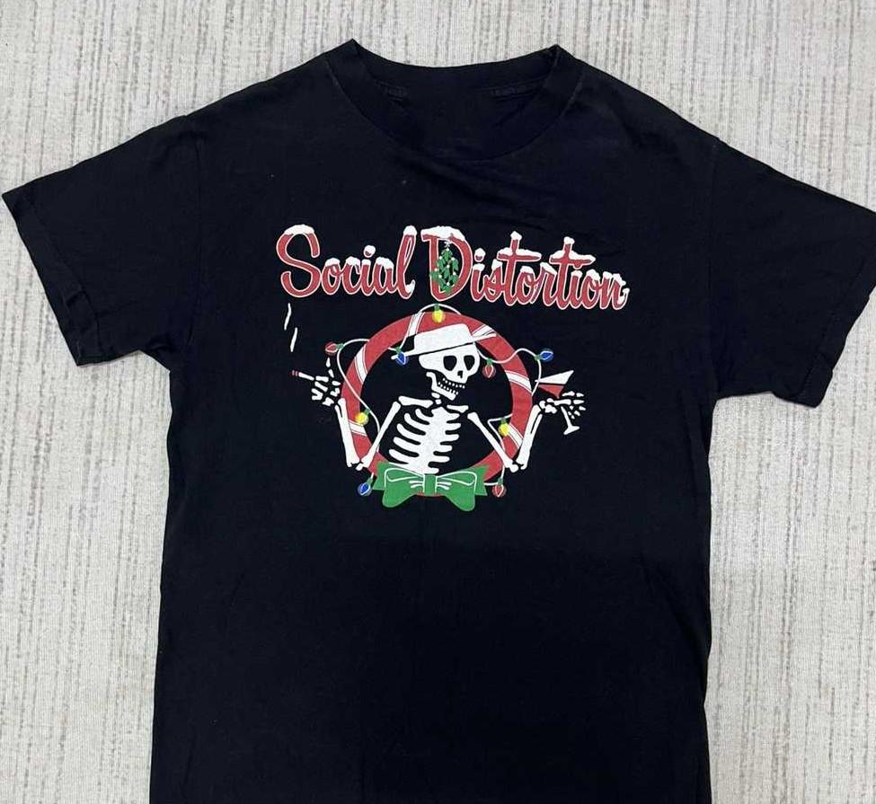 Social Distortion Punk Rock Weihnachten Kurzarm Unisex T-Shirt UU1546