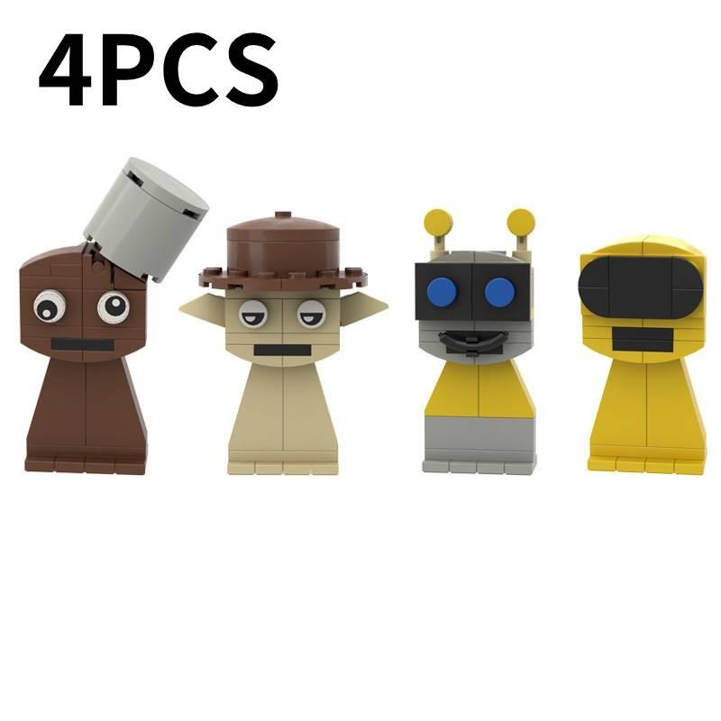 Sprunki Building Blocks Action Figure Model Toys Decoration Game Peripheral