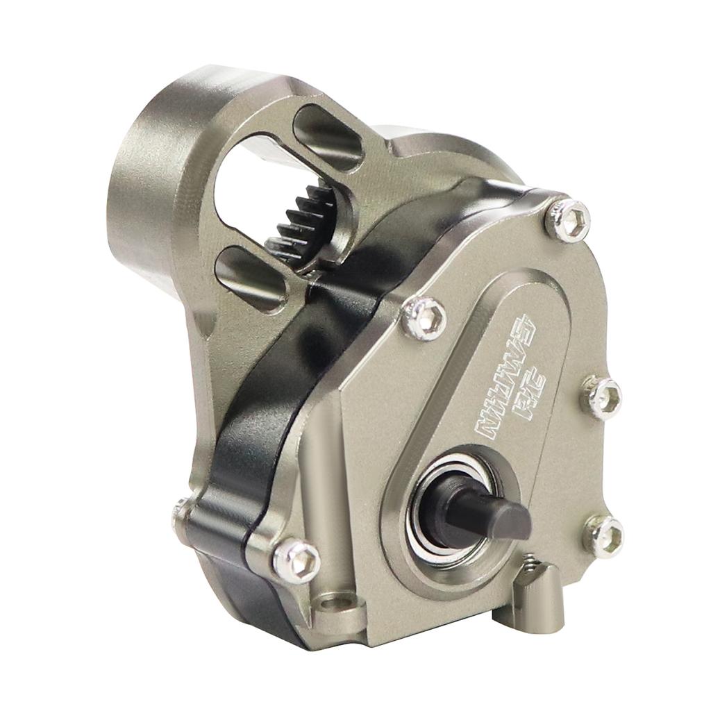 NIUWSRC MR24 Aluminium 21% Overdrive Billet Transmission Gearbox For 1/24 RC Crawler Axial SCX24 Deadbolt C10 Gladiator Bronco