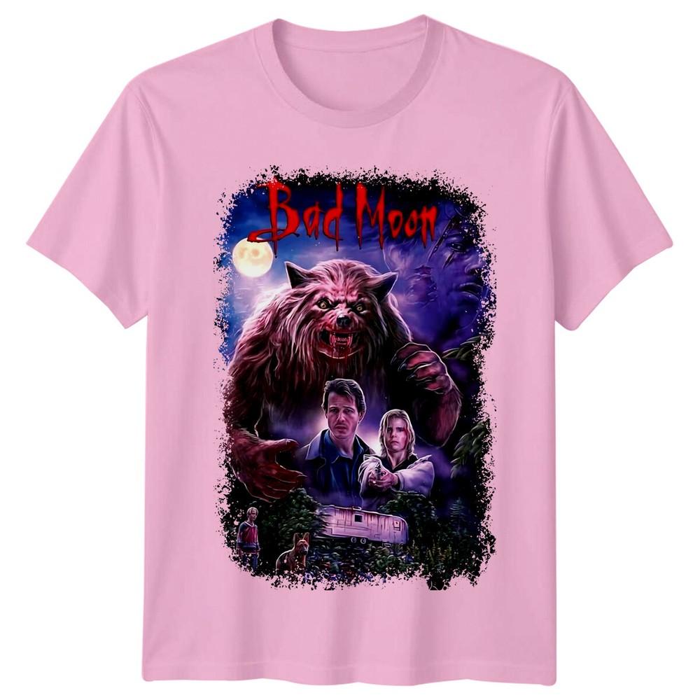 Bad Moon 1996 Movie Poster Inspired Tshirt Retro 80s Tee