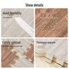 OEING Interlocking Wood Grain Foam Play Mat