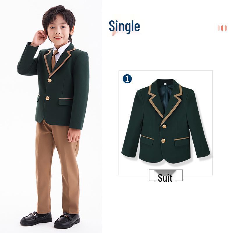British Style Autumn/Winter School Uniform Set for Boys and Girls
