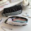 Polka Dot Star Korean Stationery Bag Makeup Bag Pen Storage Bag Handheld Pencil Bag  School Office
