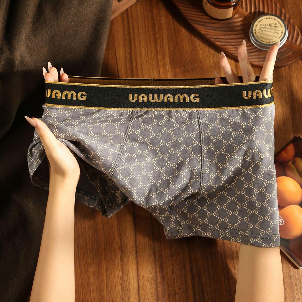 Classic Men's Pure Cotton Antibacterial Boxer Briefs