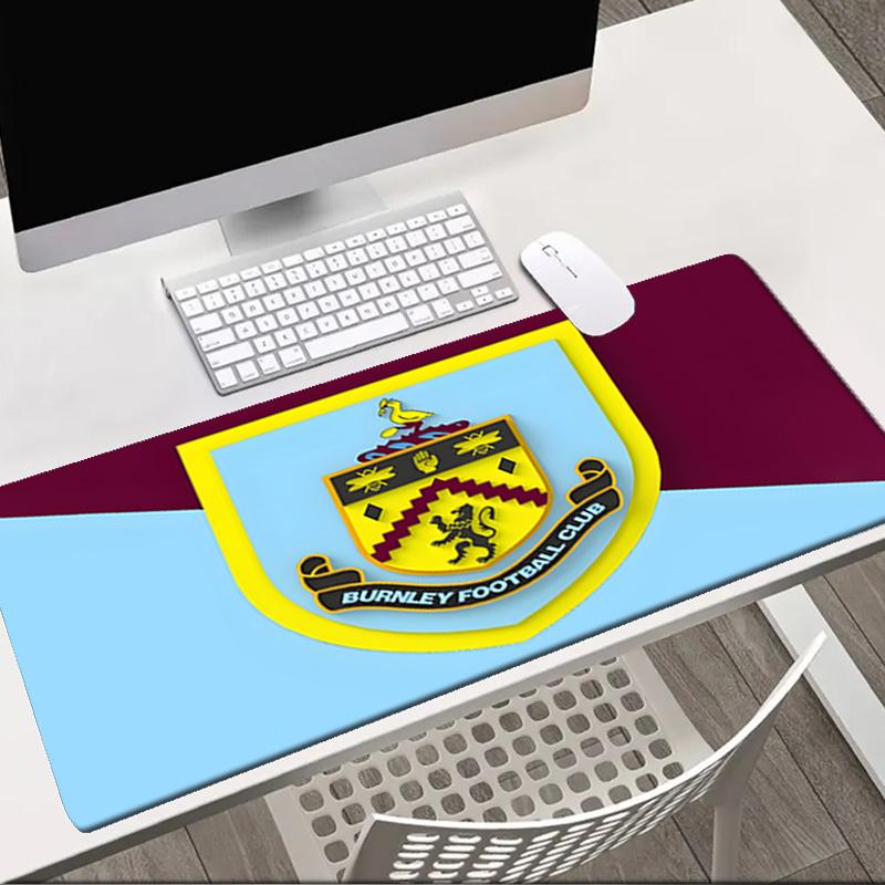 Football Club Burnley Mouse pad Office Desk Mat, Gaming Mouse Pad Mousepad, keyboard pad,Heavy-Duty Non-Slip Rubber Backing, Gift