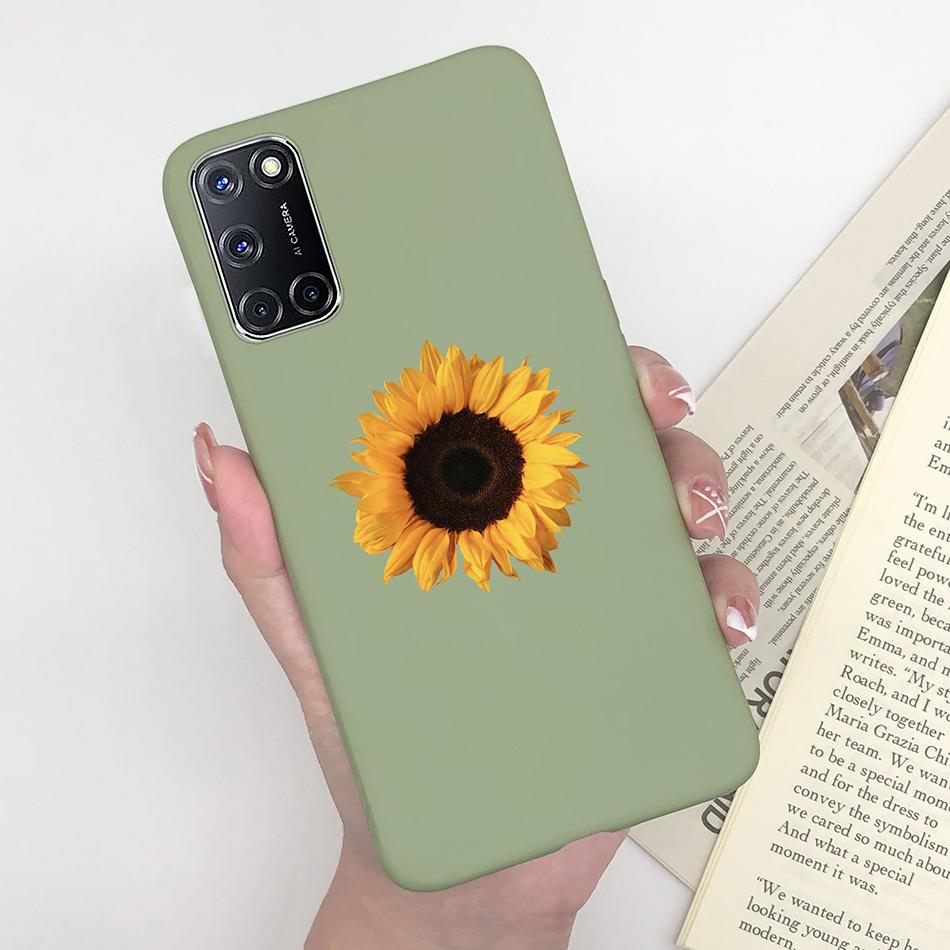 For Oppo A52 A72 A92 Case Cartoon Silicone Coque Heart Painted Cover For Oppo A72 A52 A 52 A 72 A 92 OppoA52 OppoA92 Phone Case